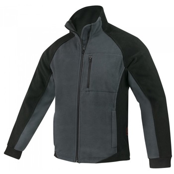 Bluza fleece 2 culori gri si negru marimea M Bluza fleece 2 culori gri si negru marimea M