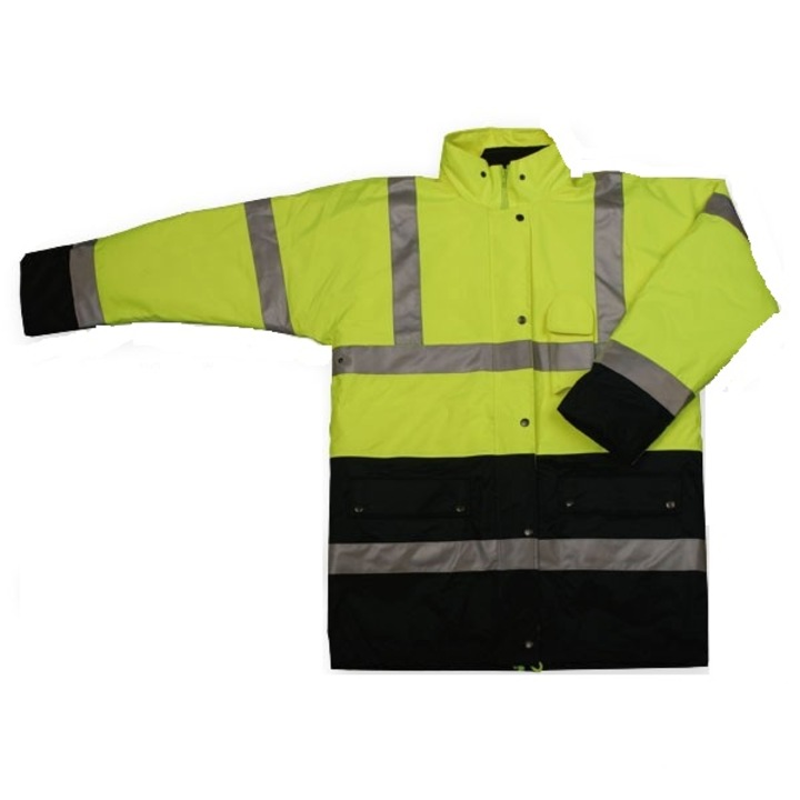 Scurta impermeabila de iarna reflectorizanta 3 in 1 din Poliester Oxford si PU, marimea XL