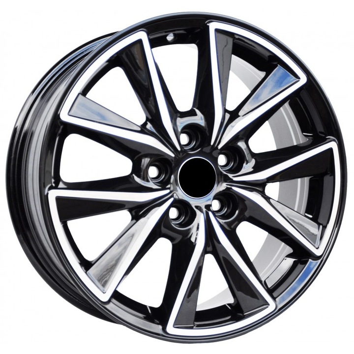 Комплект джанти PDW, 173, 17 цола, 5x114.3, MB - полиран + черен, 4 броя