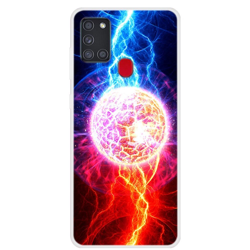 Husa Samsung Galaxy A21s model Electric Supernova, Silicon, TPU Viceversa Multicolor