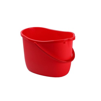 Galeata Mop Ovala, Rosie, Capacitate 17 L Galeata Mop Ovala, Rosie, Capacitate 17 L