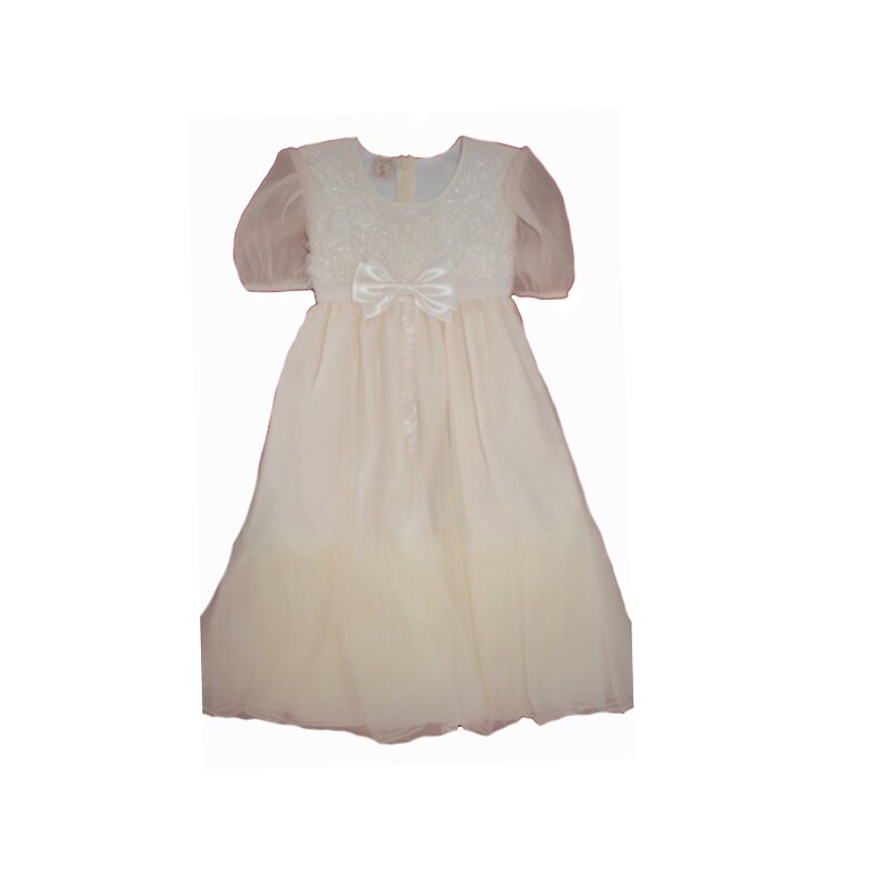 Rochita eleganta pentru fete ANABELA ANB1, Crem, 146