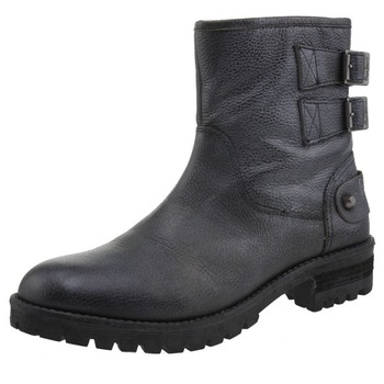 Pepe Jeans London, Ghete din piele Quaid Basic, Negru Pepe Jeans London, Ghete din piele Quaid Basic, Negru