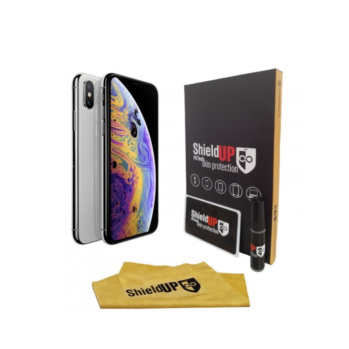 Ütésálló film HiTech ShieldUP Nano HD Apple iPhone X / XS-hez, átlátszó
