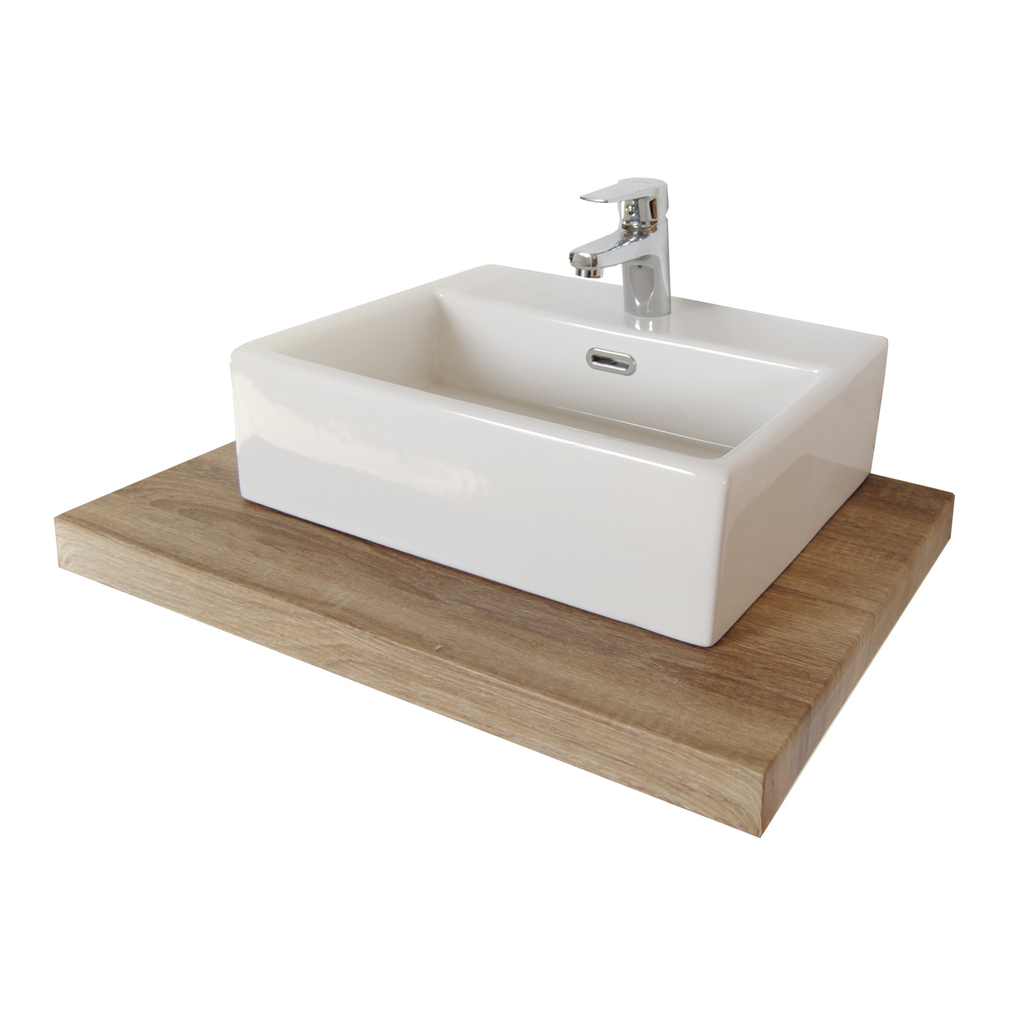 Blat mdf si lavoar seria 402 - 60cm , Badenmob , sonoma