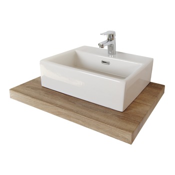 Blat mdf si lavoar seria 402 - 60cm , Badenmob , sonoma Blat mdf si lavoar seria 402 - 60cm , Badenmob , sonoma