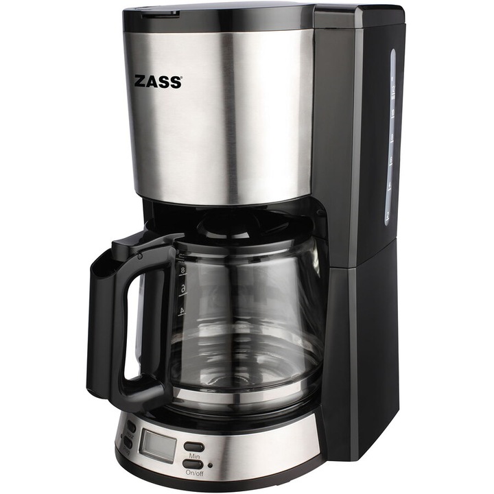 Cafetiera cu programator Zass ZCM 04 T Negru 1,5 L 1000 W