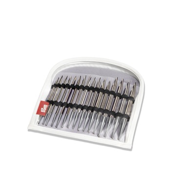 Set andrele circulare, de lemn, liliac, de la 4 -10 mm, 8 capete + 4 fire, Knit Pro Prym Set andrele circulare, de lemn, liliac, de la 4 -10 mm, 8 capete + 4 fire, Knit Pro Prym
