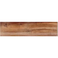 Treapta pentru scari gresie Monte Verde Mahogany, 30x120 cm, Maro