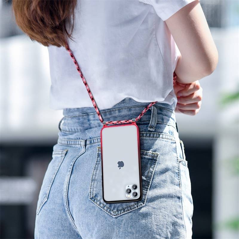 Husa de protectie transparenta Baseus pentru iPhone 11 Pro Max 6.5 inch, Rosu