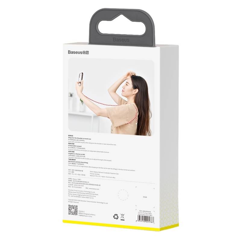 Husa de protectie transparenta Baseus pentru iPhone 11 Pro Max 6.5 inch, Rosu