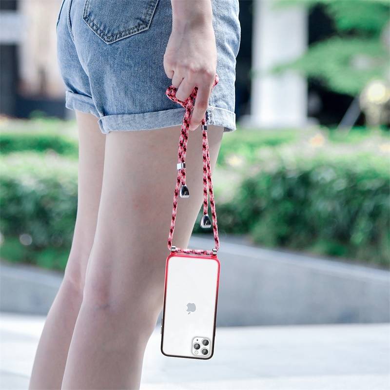 Husa de protectie transparenta Baseus pentru iPhone 11 Pro Max 6.5 inch, Rosu