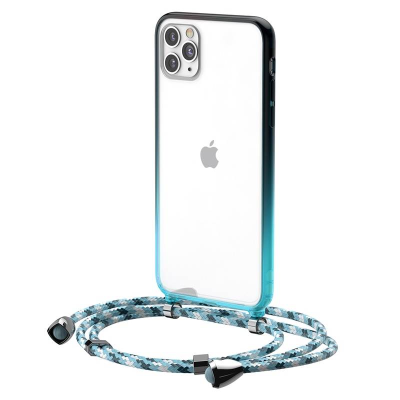 Husa de protectie transparenta Baseus pentru iPhone 11 Pro Max 6.5 inch, Albastru