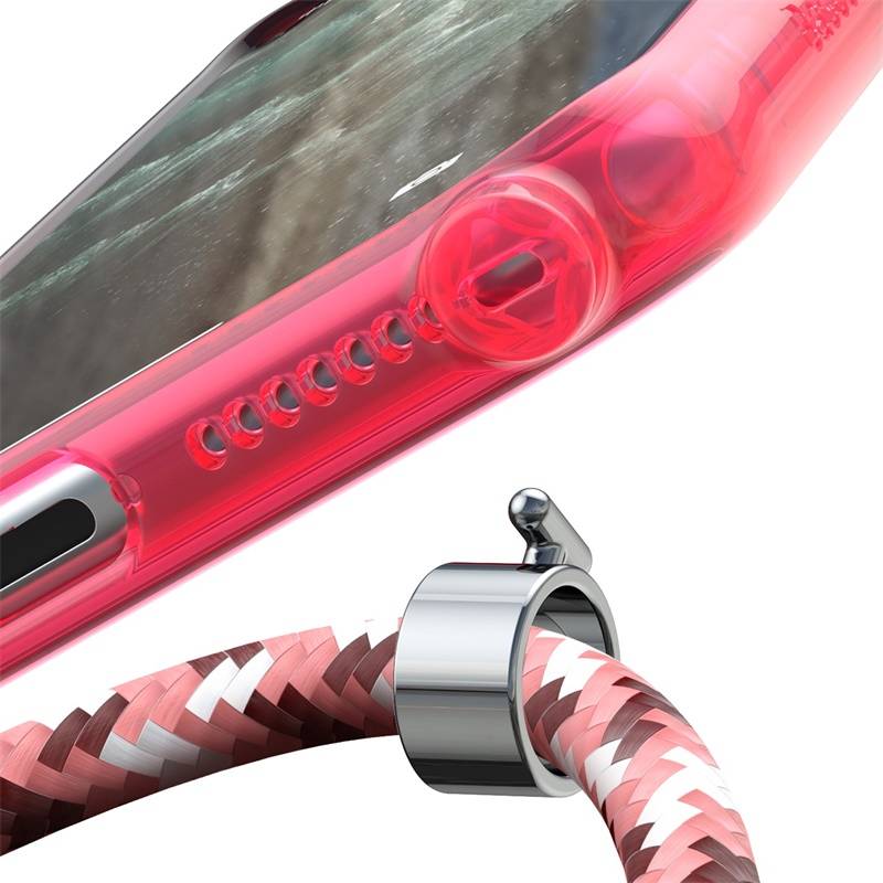 Husa de protectie transparenta Baseus pentru iPhone 11 Pro Max 6.5 inch, Rosu