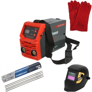 Invertor Aparat de sudura 4 accesorii cu afisaz digital tip MMA,250A,masca cristale lichide pentru sudura cu 3 reglaje,electrozi,curea de umar,palmari,cabluri sudura incluse Invertor Aparat de sudura 4 accesorii cu afisaz digital tip MMA,250A,masca cristale lichide pentru sudura cu 3 reglaje,electrozi,curea de umar,palmari,cabluri sudura incluse