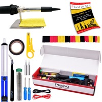 kit plusivo de baza pentru lipit - letcon de 60w cu temperatura reglabila suport pentru letcon unealta pentru dezizolat cablu penseta tub cu fludor varfuri de schimb imagen 44_0_
0