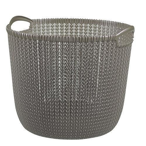 Cos de rufe, 30 L, 40x39x33 cm, gri inchis, CURVER
