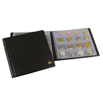 Album pentru monede, SAFE, 12 folii - 192 buzunare de 38mm in diametru Album pentru monede, SAFE, 12 folii - 192 buzunare de 38mm in diametru