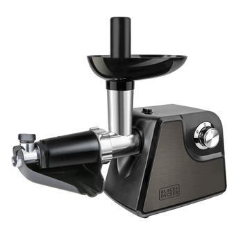 Masina de tocat Black&Decker BXMMA1000E, 1000W, 2 trepte viteza, accesoriu suc de rosii, Inox Masina de tocat Black&Decker BXMMA1000E, 1000W, 2 trepte viteza, accesoriu suc de rosii, Inox