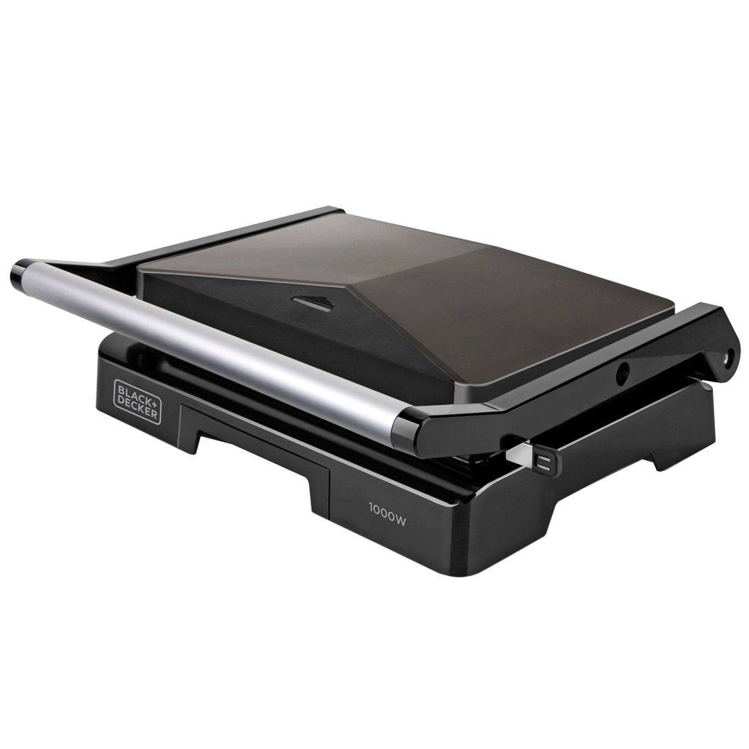 Gratar electric Black&Decker BXGR1000E, 1000W, Negru