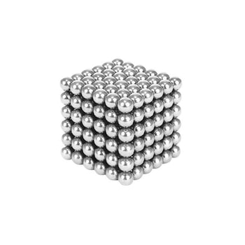 Joc Puzzle Antistres NeoCube cu Bile Magnetice 216 Bucati, Diametru Bile 3mm, argintiu Joc Puzzle Antistres NeoCube cu Bile Magnetice 216 Bucati, Diametru Bile 3mm, argintiu