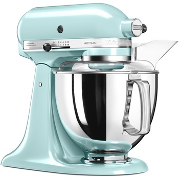 Mixer cu bol KitchenAid Artisan 5KSM175PSEIC, 300W, 4.8L, Ice Blue