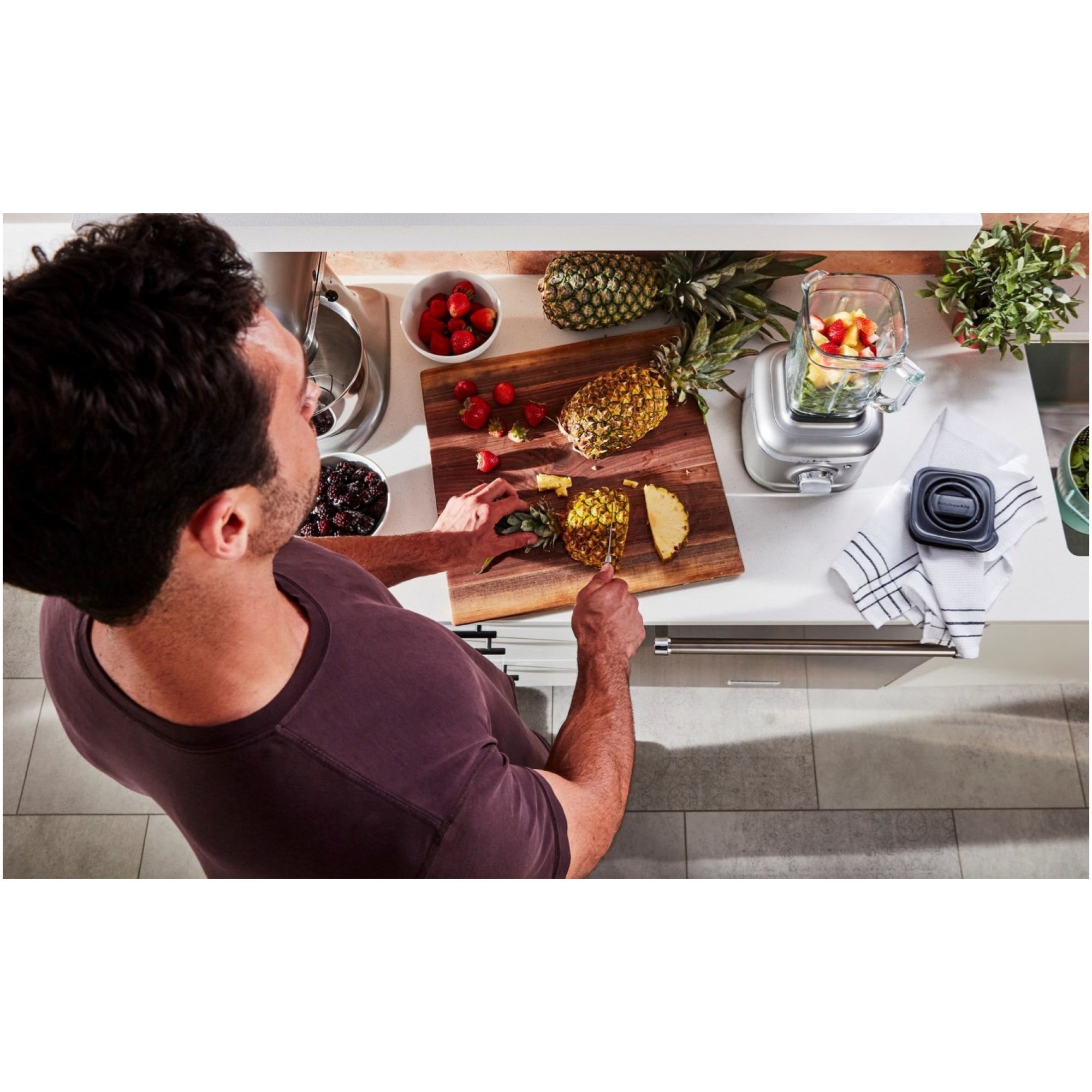 Blender Artisan KitchenAid K400 5KSB4026EMS, 1.4 l, 1200 W, medallion silver eMAG.ro