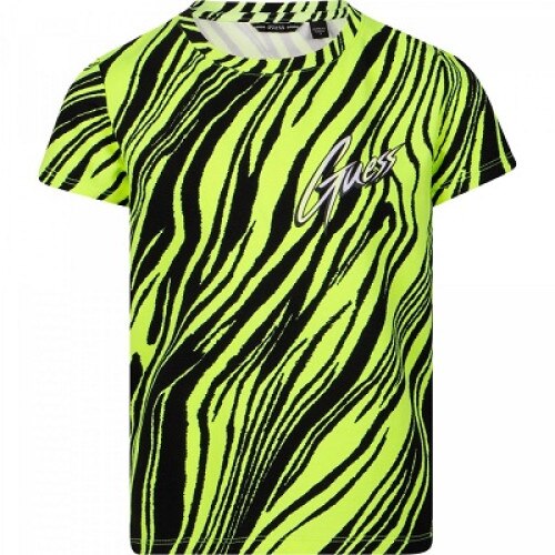 Tricou fete, Guess, verde/negru, Verde/Negru