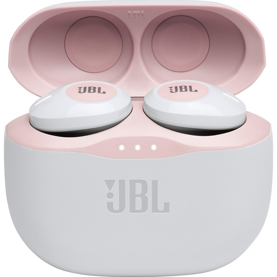 Casti Audio In Ear JBL Tune 125, True Wireless, Bluetooth, Autonomie 8 ore, Roz