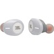 Аудио слушалки In-ear JBL TUNE 125TWS, Bluetooth, Микрофон, Pure Bass, True Wireless, Бял