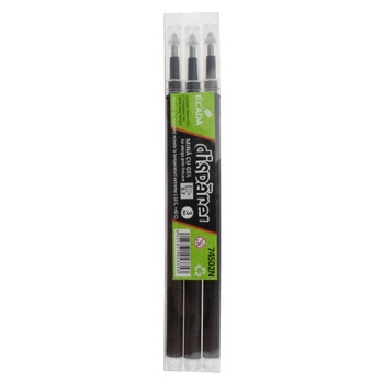 Mina cu gel Disparel ECADA 3 bucati/ set negru Mina cu gel Disparel ECADA 3 bucati/ set negru