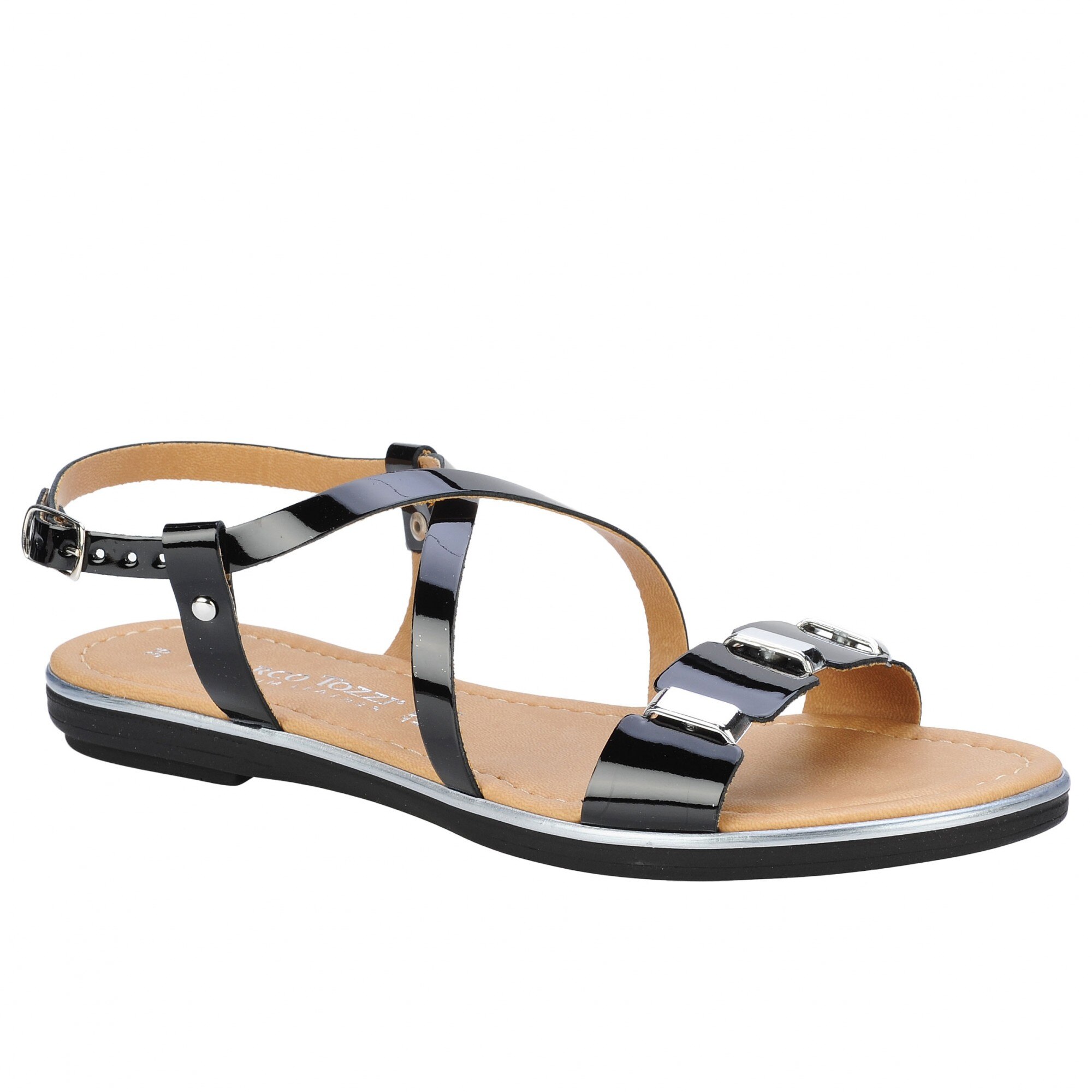 Sandale casual dama Marco Tozzi negru, 22813526018