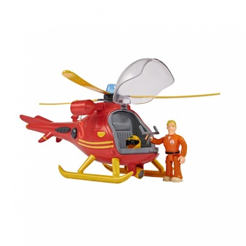 Set Figurina Fireman Sam, Wallaby cu elicopter Set Figurina Fireman Sam, Wallaby cu elicopter