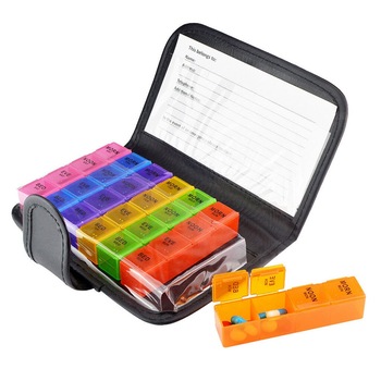 Cutie organizator medicamente, Quasar & Co., 7 zile, recipiente detasabile cu 4 compartimente, 19.5 x 13.5 x 3.5 cm, multicolor Cutie organizator medicamente, Quasar & Co., 7 zile, recipiente detasabile cu 4 compartimente, 19.5 x 13.5 x 3.5 cm, multicolor