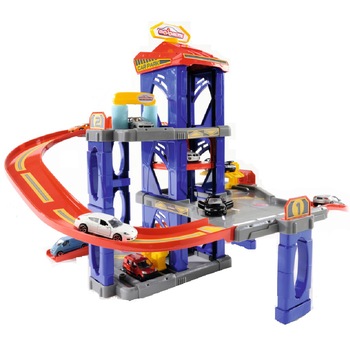 Set Majorette Parcare cu lift si 1 masinuta Set Majorette Parcare cu lift si 1 masinuta