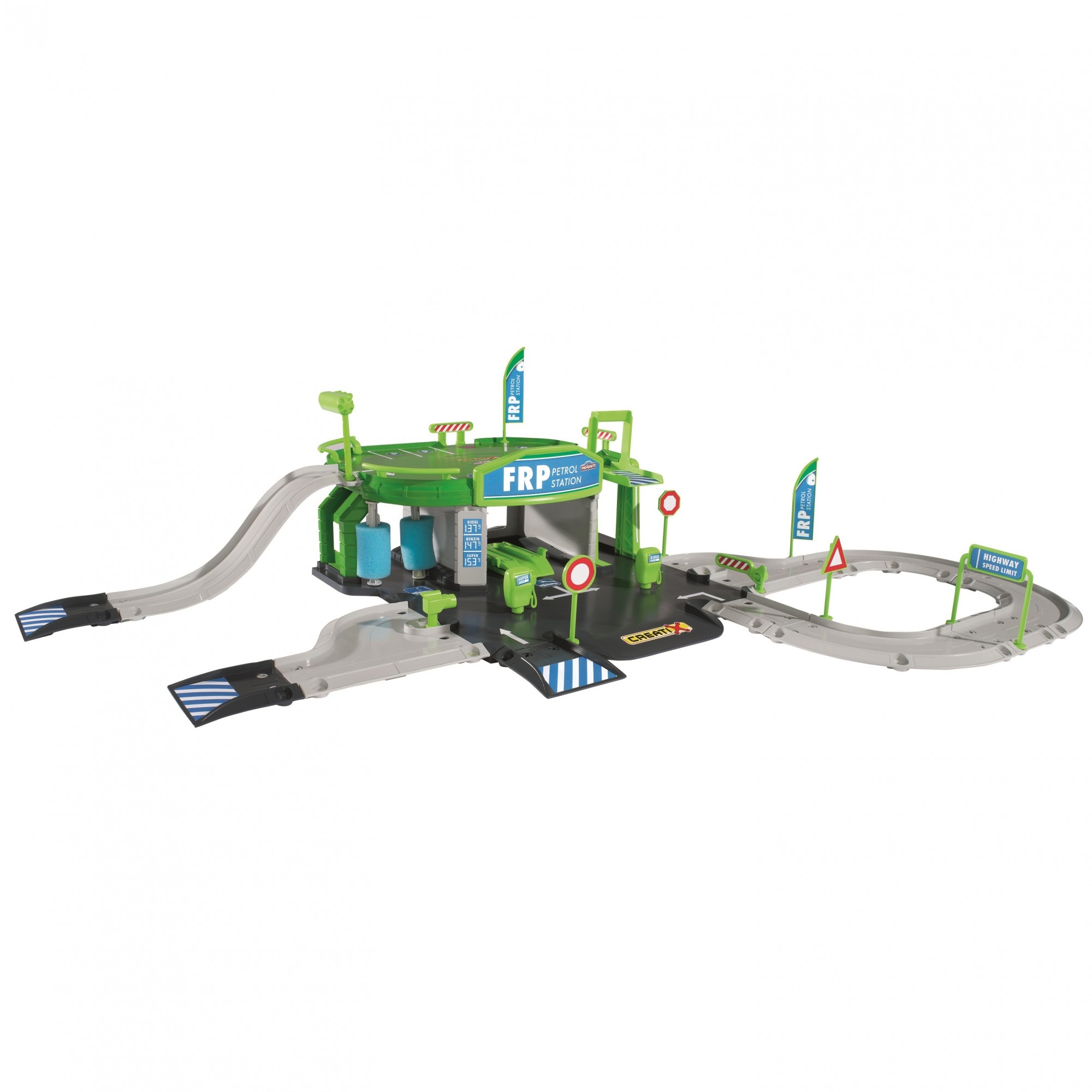 Set Majorette Benzinaria Creatix cu 1 masinuta