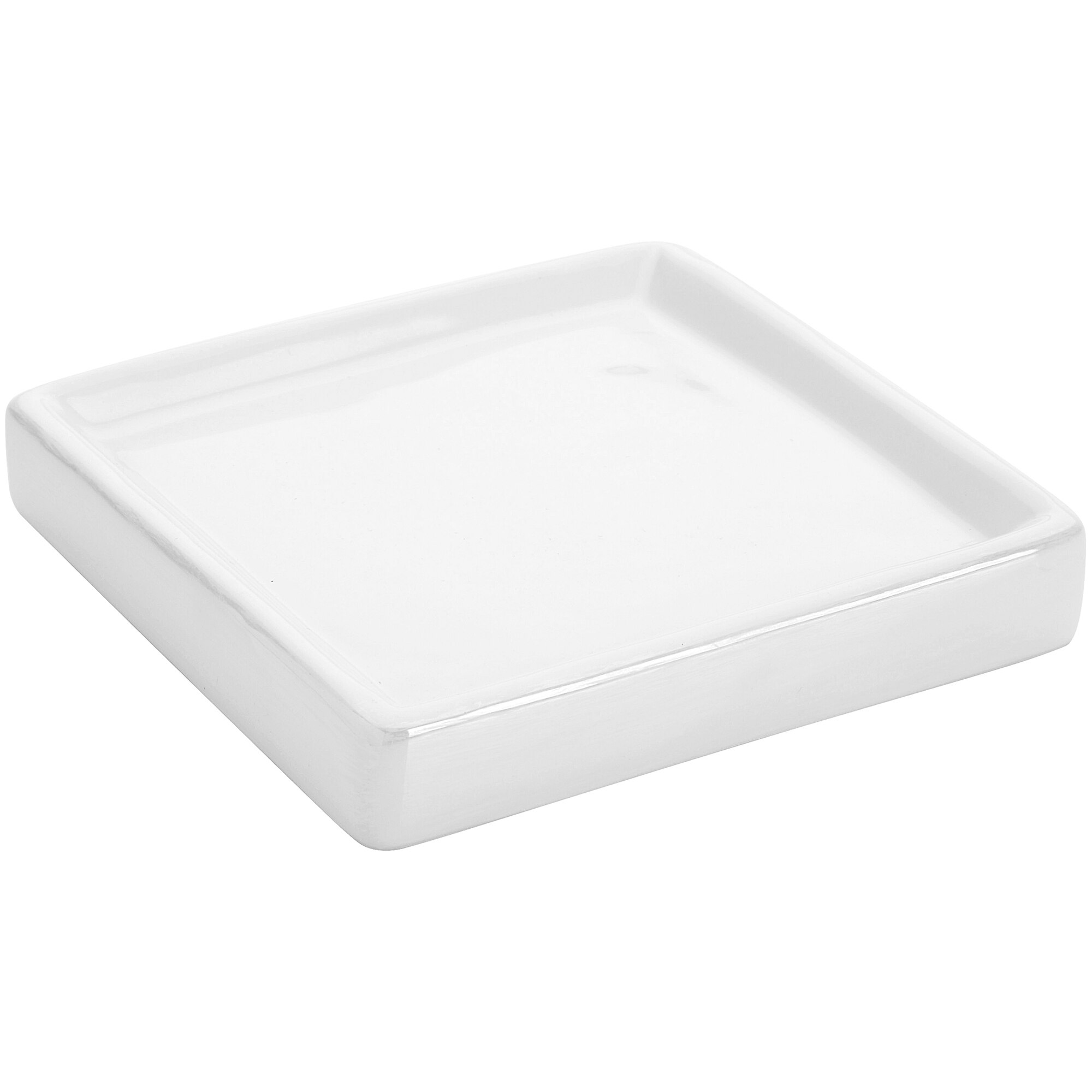 Savoniera ceramica Feridras Cuba, Alb