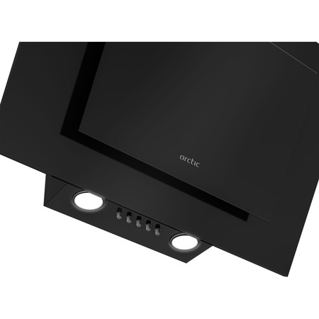 Hota incorporabila decorativa Arctic AHI6332B, Putere absorbtie 320 m3/h, 1 motor, Iluminare LED, Filtru lavabil, Clasa C, 60 cm, Negru