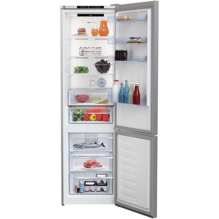 Хладилник с фризер Beko RCNA406I30XB, 362 л, Сензорен контрол, NeoFrost, Клас E, H 203 см, Сребрист