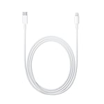 Cablu de date/incarcare Apple, USB Type-C to Lightning, 2m, White