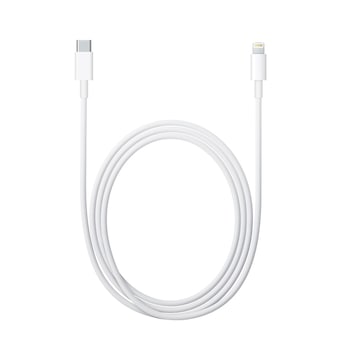 Cablu de date/incarcare Apple, USB Type-C to Lightning, 2m, White Cablu de date/incarcare Apple, USB Type-C to Lightning, 2m, White