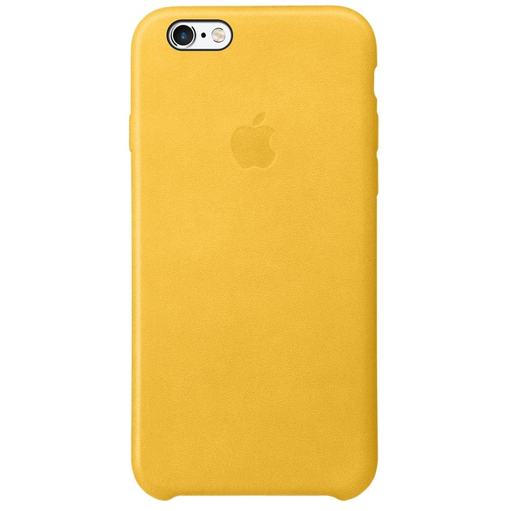 Протектор Apple за iPhone 6s, Кожа, Gold