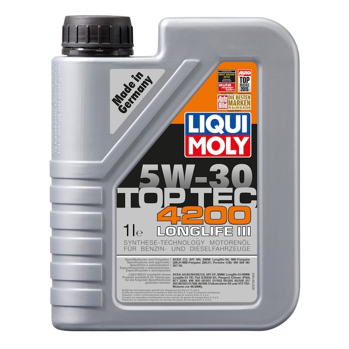 Моторно масло Liqui Moly Top Tec 4200 5W-30, 1 л