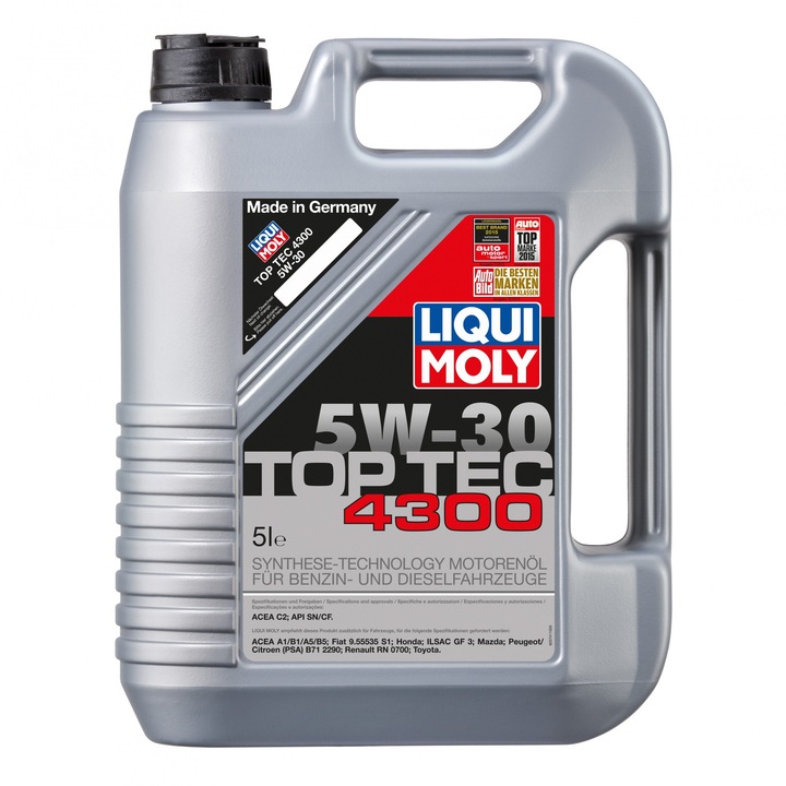 Моторно масло Liqui Moly Top Tec 4300 5W-30, 5 л