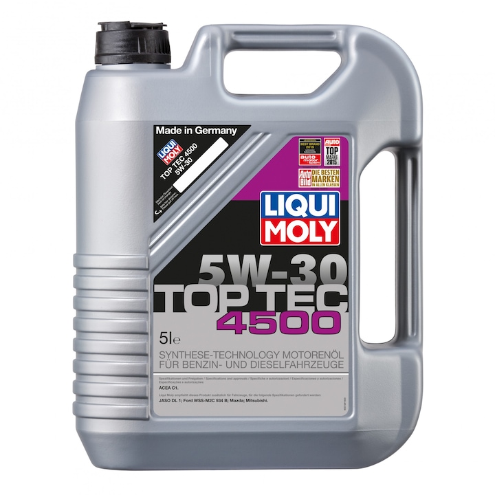 Моторно масло Liqui Moly Top Tec 4500 5W-30, 5 л