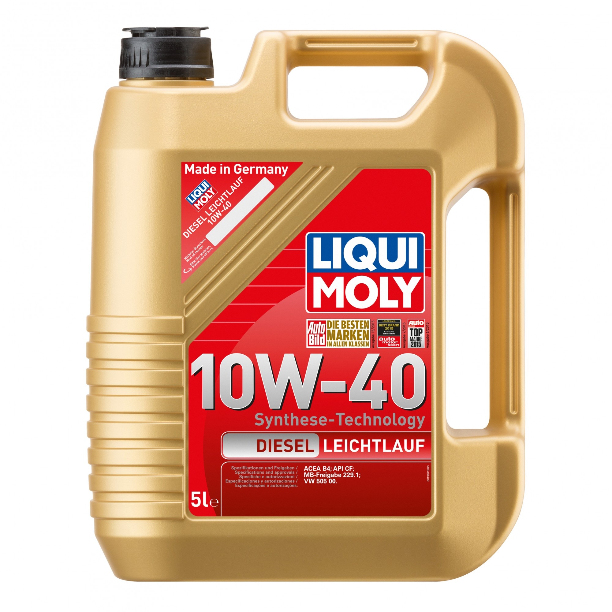 Моторно масло Liqui Moly Diesel Leichtlauf 10W-40, 5 л - eMAG.bg