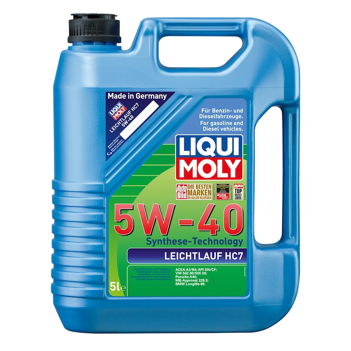 Моторно масло Liqui Moly Leichtlauf HC7 5W-40, 5 л