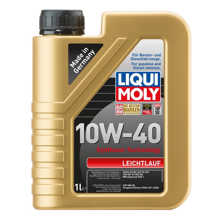 Моторно масло Liqui Moly Leichtlauf 10W-40, 1 л