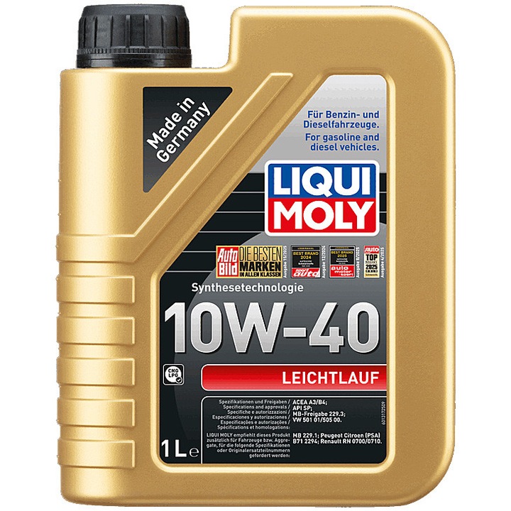 Ulei de motor Liqui Moly Leichtlauf 10W-40, 1L