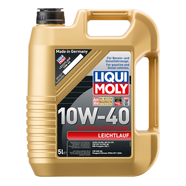 Моторно масло Liqui Moly Leichtlauf 10W-40, 5 л